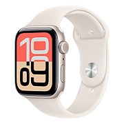 Apple Watch SE 3 Cellular 44mm Starlight Aluminium Case with Starlight Sport Band - M/L