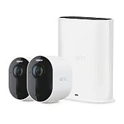 Arlo Ultra 2 Outdoor Security Camera 2 Camera Kit - (Base station included) - White