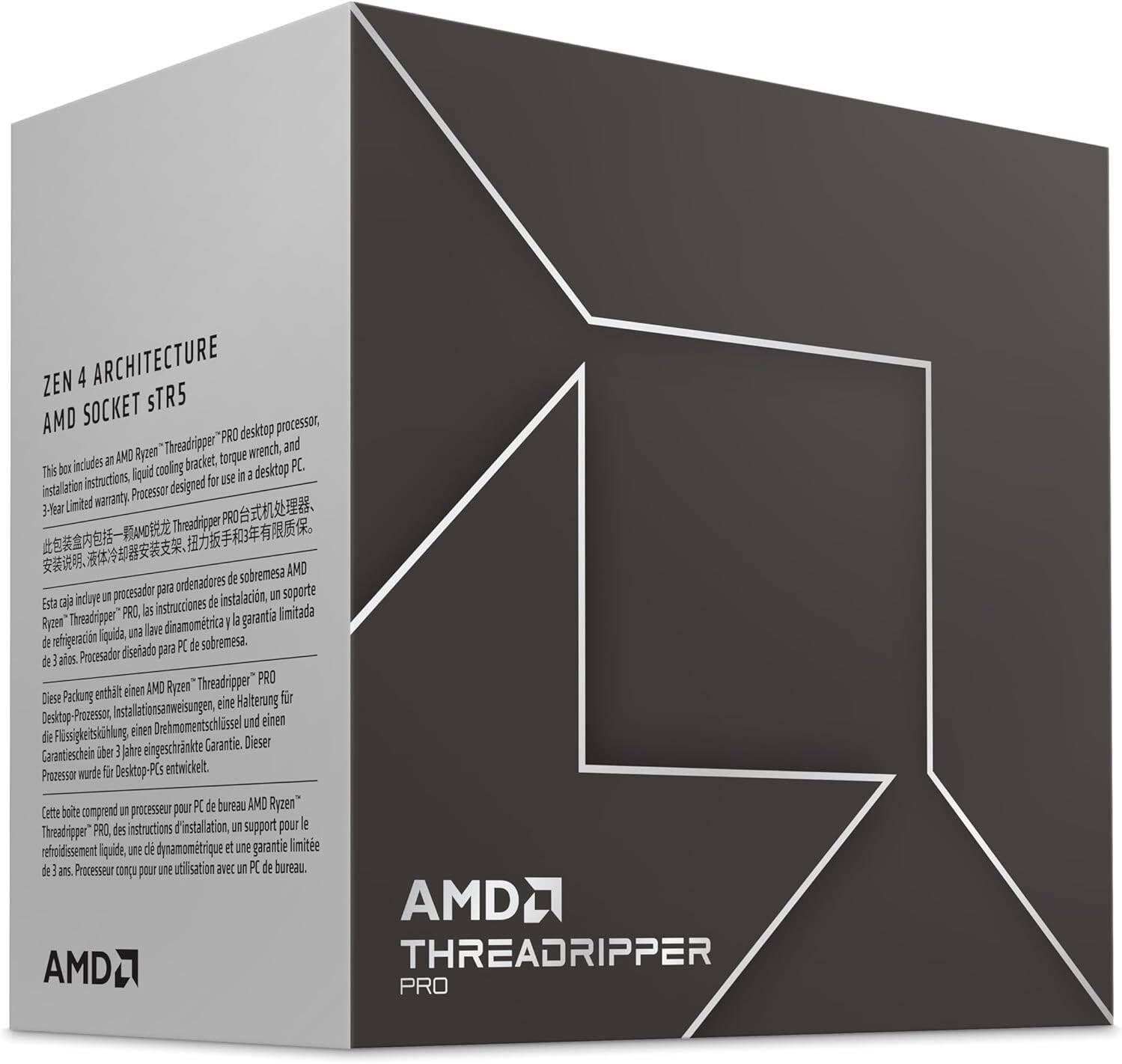 Procesor AMD Ryzen Threadripper PRO 7955WX, 16C / 32T, 4.50 - 5.30 GHz, 80 MB cache, 350 W, Box