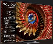 Televizor TCL Mini LED 75Q8C, 189 cm, Smart Google TV, 4K Ultra HD, (Model 2025)