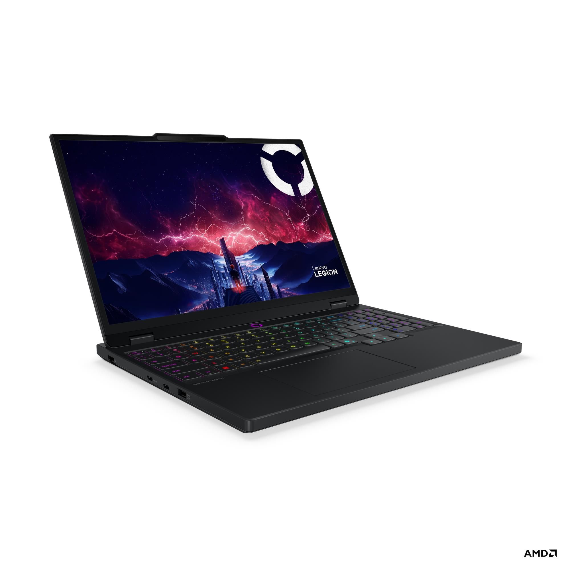 Laptop Lenovo Legion 5 15AKP10 83F1001TPB, 15.1 inch 2560 x 1600, AMD Ryzen AI 7 350 (8 C / 16 T, 2 GHz - 5 GHz, N/A cache, N/A), 32 GB DDR5, 512 GB SSD, Nvidia GeForce RTX 5070, Fara sistem de operare, Tastatura US, Eclipse Black