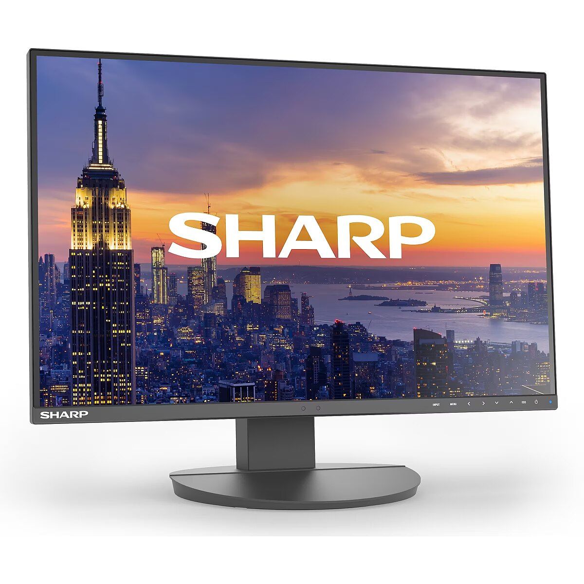 Sharp MODEL DD-EA242W, Negru, monitor LCD de 24 , WUXGA (1920x1200), DP, HDMI, DP-OUT, LAN, USB-C, ajustabil pe înălțime cu 150 mm