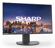 Sharp MODEL DD-EA241F, Negru, monitor LCD de 24 , FHD (1920x1080), DP, HDMI, DVI, VGA, ajustabil pe înălțime cu 150 mm