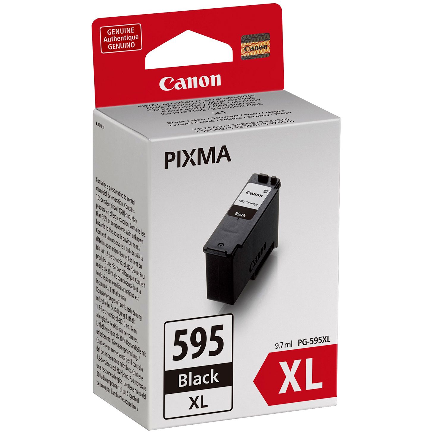PG-595XL EUR BLACK XL INK/CARTRIDGE