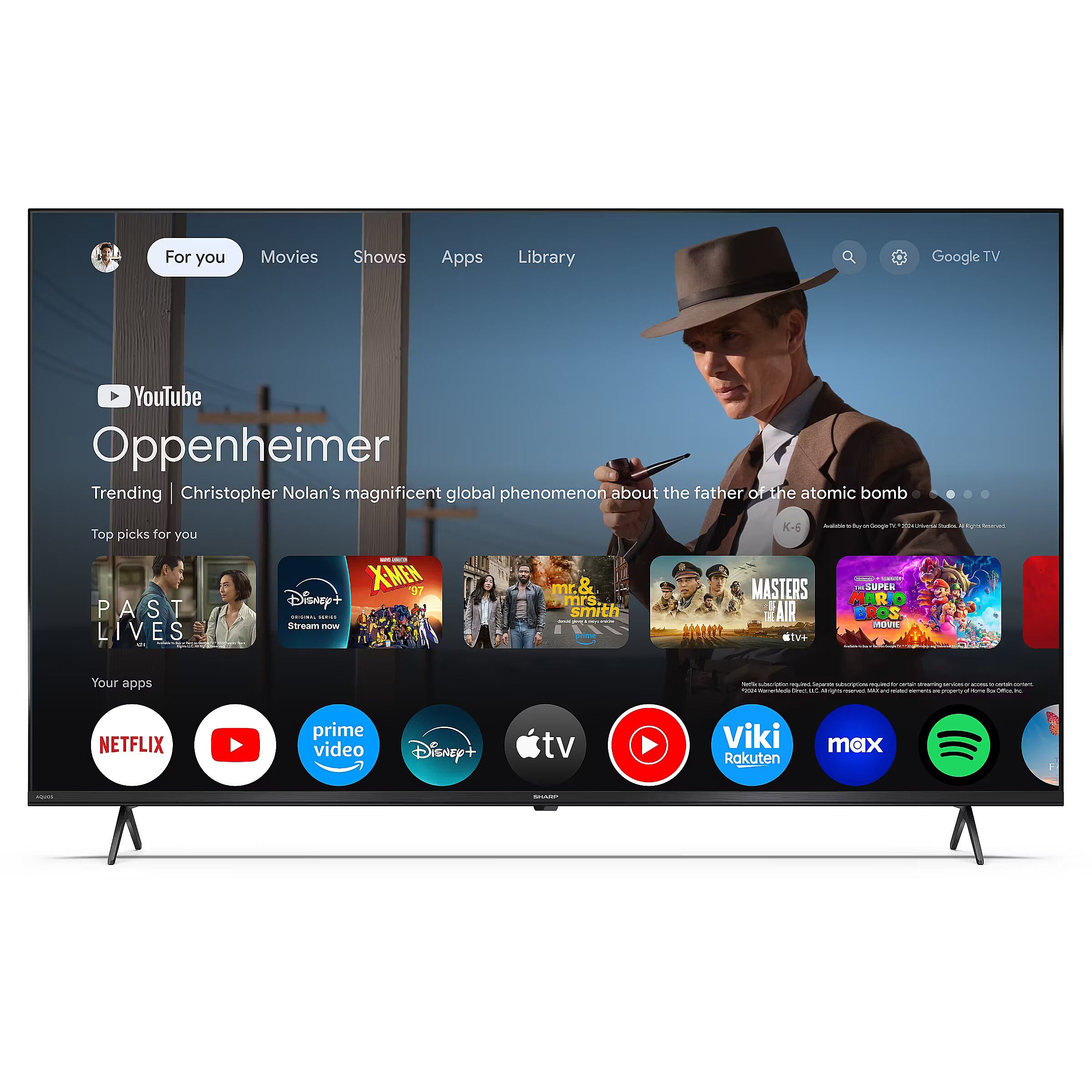 Smart TV Sharp 50HL4265E 50 Google TV UHD
