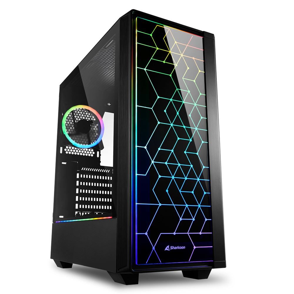 Case Sharkoon RGB LIT 100