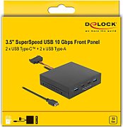 Front Panel 3.5 USB 3.2 Gen 2  2x USB-C + 2x USB-A