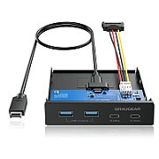Front Panel 3.5 USB 3.2 Gen 2  2x USB-C + 2x USB-A