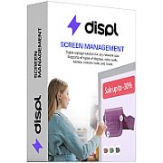 Displ, Digital Signage CMS, Screen Management type, 1 year