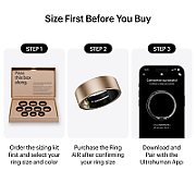 Ultrahuman Ring Air - Smart Ring, Charger, USB Cable / Size-05- Brushed_Rose_Gold
