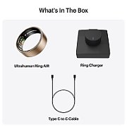 Ultrahuman Ring Air - Smart Ring, Charger, USB Cable / Size-05- Brushed_Rose_Gold