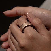 Ultrahuman Ring Air - Smart Ring, Charger, USB Cable / Size-05- Brushed_Rose_Gold