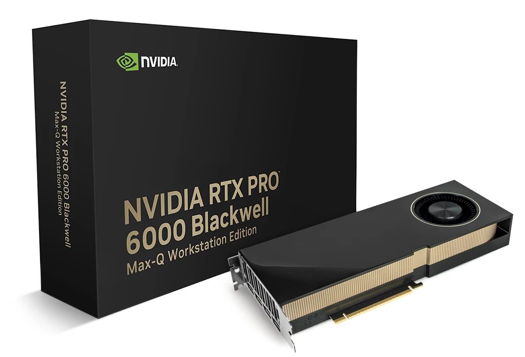 Placa video NVIDIA RTX PRO 6000 Blackwell Max-Q 96 GB GDDR7 ECC 512 bit