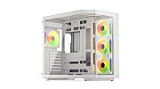 Empero, MiddleTower, ATX, cu 4 ventilatoare incluse 120 mm ARGB PWM, Alb