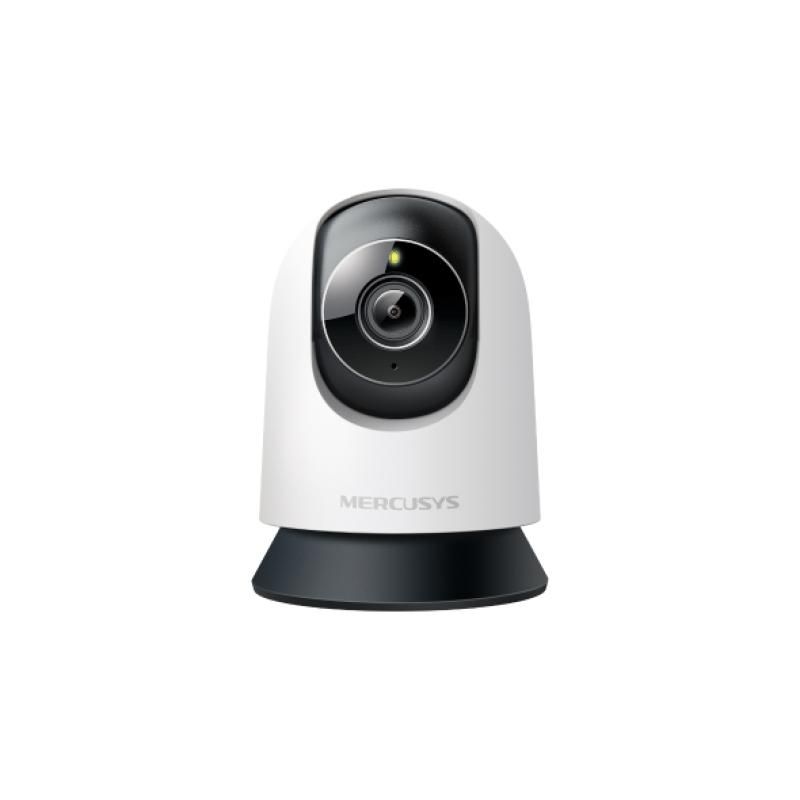 CAMERA IP Mercusys, wireless, cube, pt. interior IP65, vedere pan tilt 360, dist. IR 9 m, tip lentila fixa 4 mm, rezolutie 3K 5Mp, microfon, carcasa plastic, slot SD card,  MC230  (timbru verde 0.8 lei)