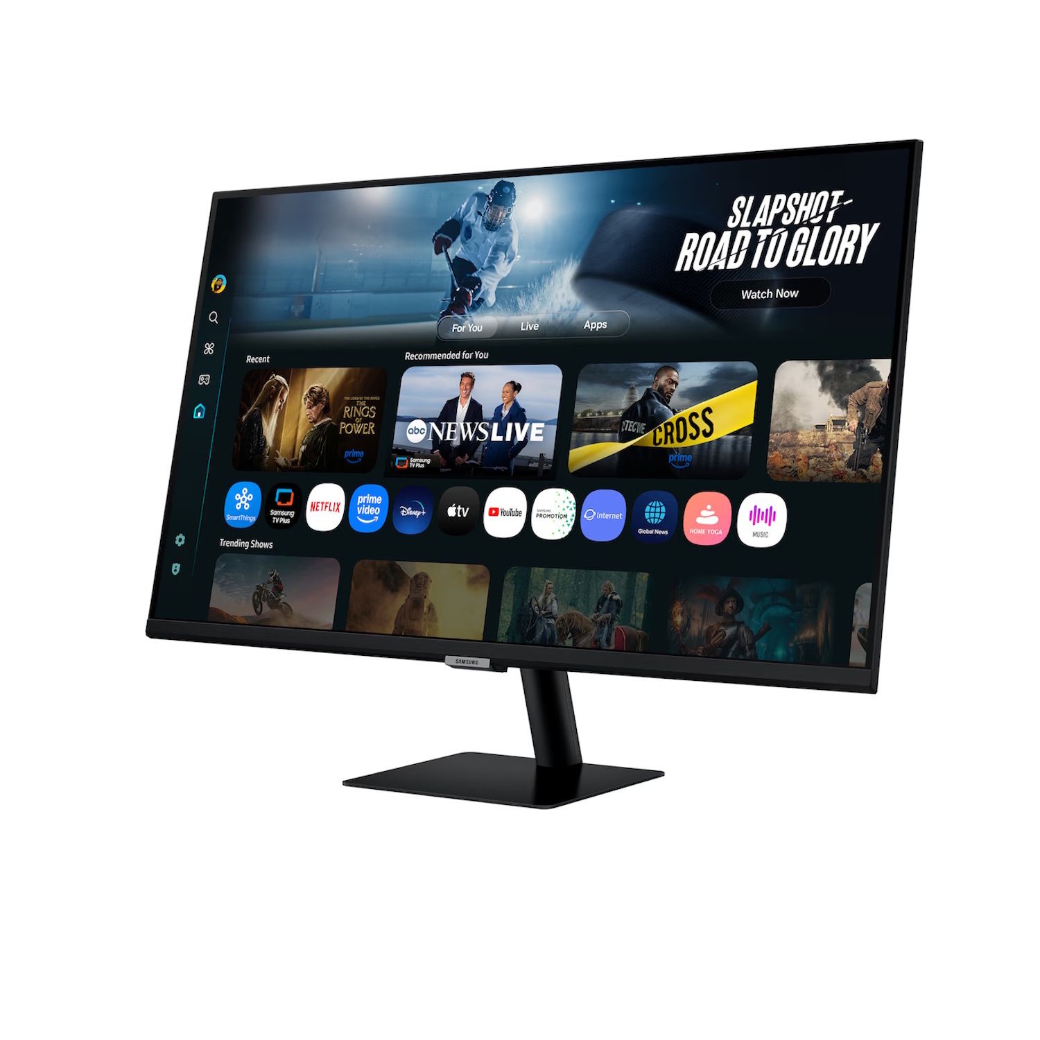 Monitor Samsung 32  LS32FM700UUXDU, Diagonal (inch): 32, Diagonal (cm): 81, Aspect ratio: 16:9, Panel: VA, Resolution: 3840x2160, Refresh Rate: 60Hz, Response time GtG: 4ms, Brightness (max): 300 cd/m², Contrast (static) : 3000:1, Viewing angle: 178/178, Color Gamut Type: NTSC, Color Gamut Coverage