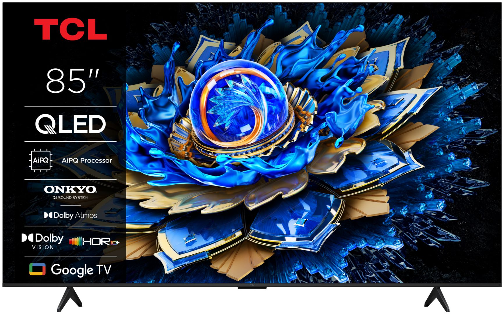 Televizor TCL QLED 85T69C, 215 cm, Smart Google TV, 4K Ultra HD, (Model 2025)