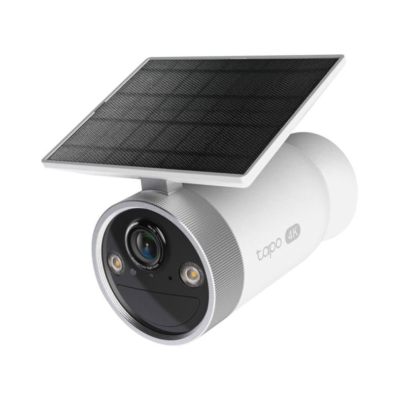 Enhanced AI Solar Security Camera Ultra SPEC:4K QHD (2160×4096), 2.4 G&5GHz, 7800mAh rechargeable lithium-ion battery, All-in-one solar panel FEATURE:,Non-Stop Power, Smart Detection and Notifications (motion, people, cars, pets), 24/7 monitoring, AI enhancement, Color Night Vision, Sound and Light