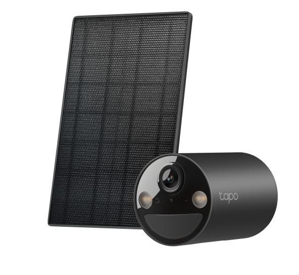 Solar-Powered Security Camera Kit 1 × Tapo C411, 1 × Tapo A201 SPEC:1080p (1920*1080), 2.4 GHz, Solar panel (5.2V, 2.5W) FEATURE: Non-Stop Power, Flexible Solar Installation, Smart Detection and Notifications (motion, people), Color Night Vision, Sound and Light Alarm, Remote Control, Two-Way Audio