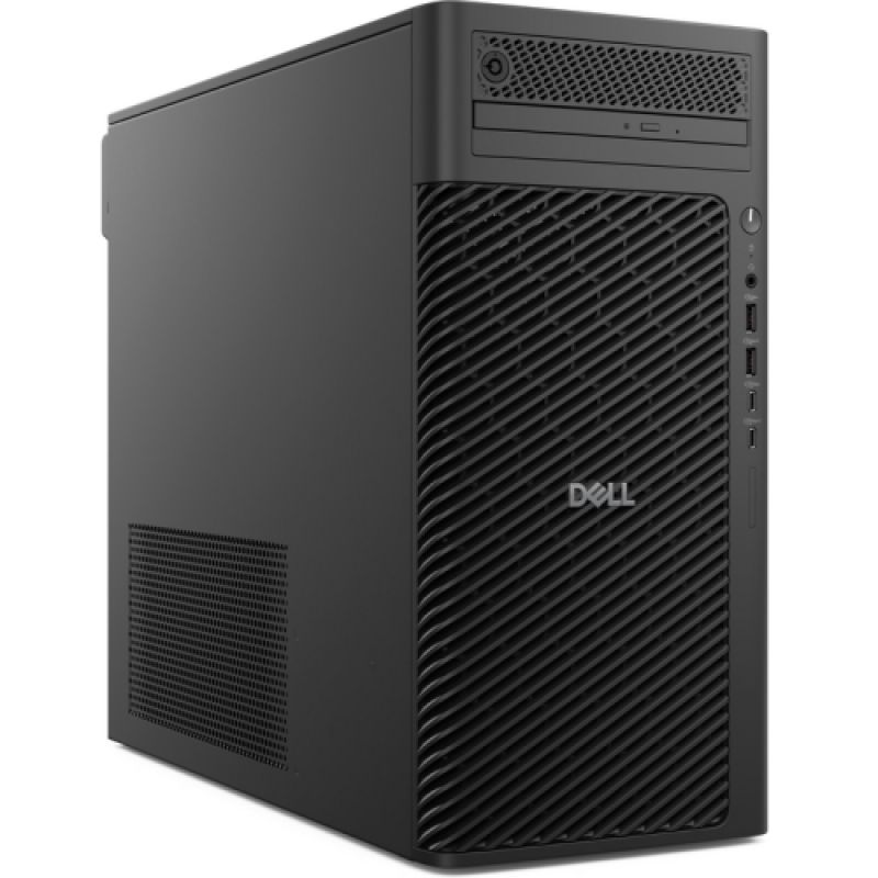 Desktop PC Dell Pro Max Tower T2 Tower, Intel 265 (20 C / 20 T, 2.40 GHz - 5.30 GHz, 30 MB Intel Smart Cache cache, 182 W), 32 GB DDR5, 1 TB Tip SSD: M.2 PCIe Gen4 x4 NVMe, Nu are unitate optica integrata, nVidia A1000, 1500 W, Ubuntu Linux