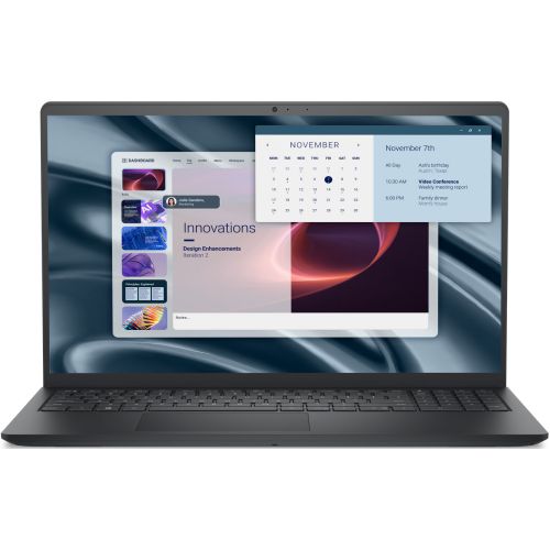 Laptop Dell Pro 15 Essential PV15255, 15.6 inch 1920 x 1080, AMD Ryzen 3 7320U (4 C / 8 T, 2.4 GHz - 4.1 GHz, L2 Cache: 2 MBL3 Cache: 4 MB cache, 15 W), 8 GB LPDDR5, 512 GB SSD, AMD Radeon 610M, Windows 11 Pro, Tastatura English International, Negru