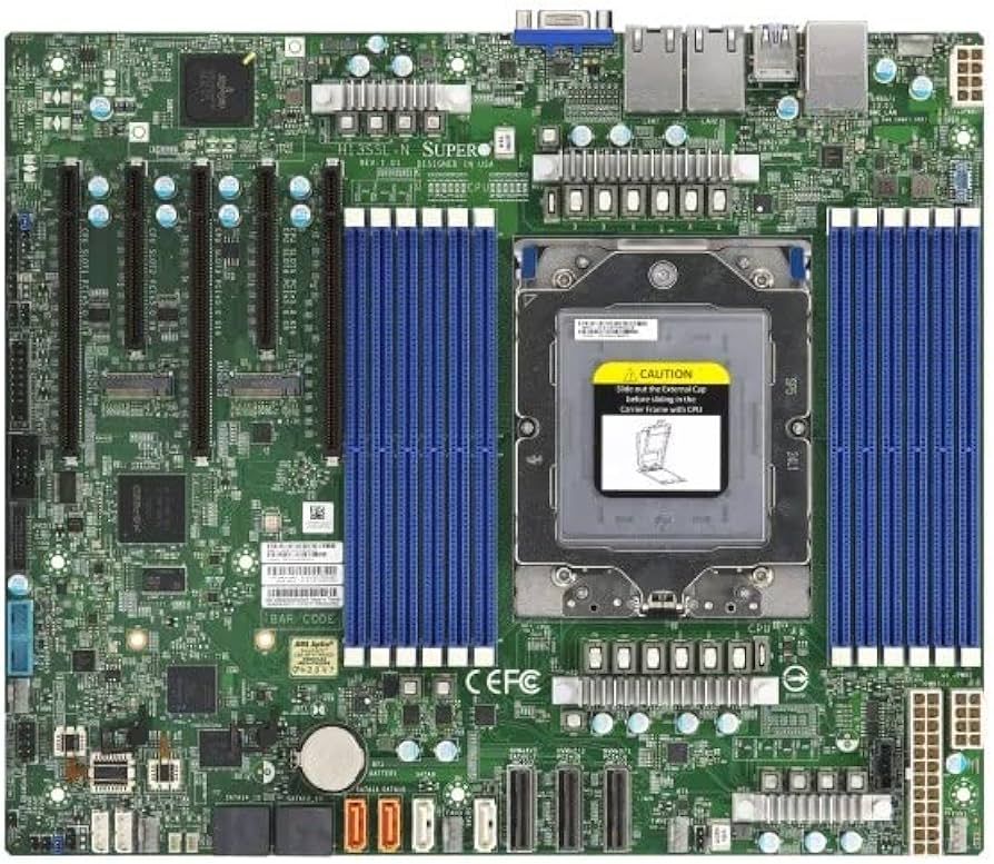 Supermicro H13SSL-N-B/1xSP5 ATX/12xDDR5/2x 1Gbe LAN/bulk/incl. OOB
