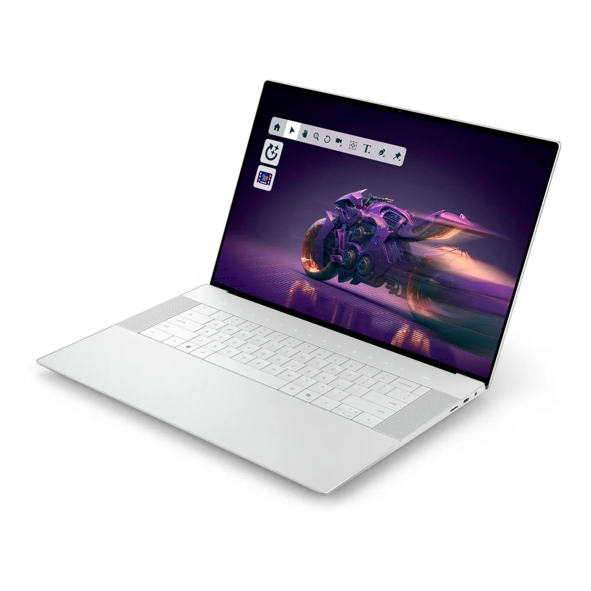 Laptop Dell DA16250 DA16250, 16.3 inch 3840 x 2400, Intel Core Ultra 7 255H (16 C / 26 T, 2.5 GHz - 5.1 GHz, 24 MB cache, 28 W), 32 GB LPDDR5X, 1 TB SSD, Nvidia GeForce RTX 5060, Windows 11 Pro, Tastatura English International, Platinum