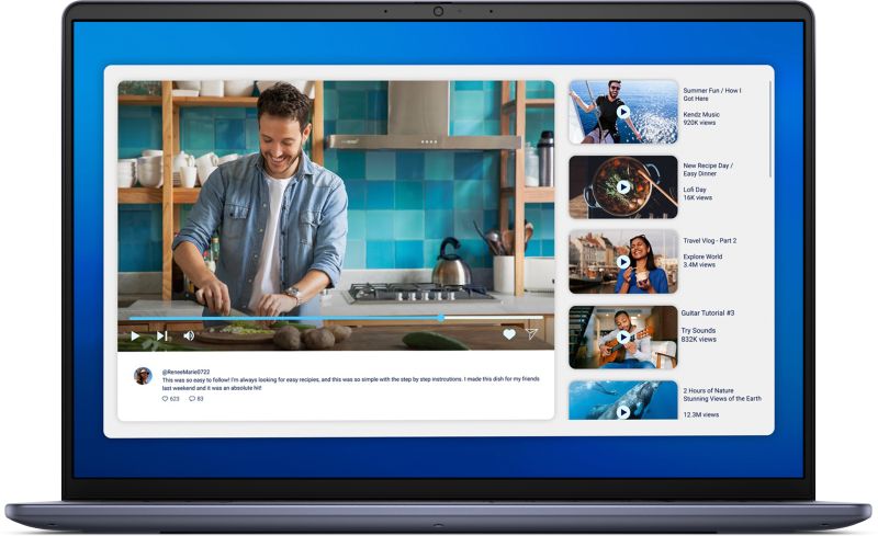 Laptop Dell DC16251 DC16251, 16.0 inch 1920 x 1200, Intel Core 7 150U (10 C / 12 T, 1.8 GHz - 5.4 GHz, 12 MB Intel Smart Cache cache, 15 W), 32 GB DDR5, 1 TB SSD, Intel Intel UHD Graphics, Ubuntu, Tastatura English International, Carbon Black