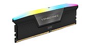 Memorie DDR5, 8GB, 5200MHz, C40, 1.25V, Intel XMP, Negru, RGB, Vengeance