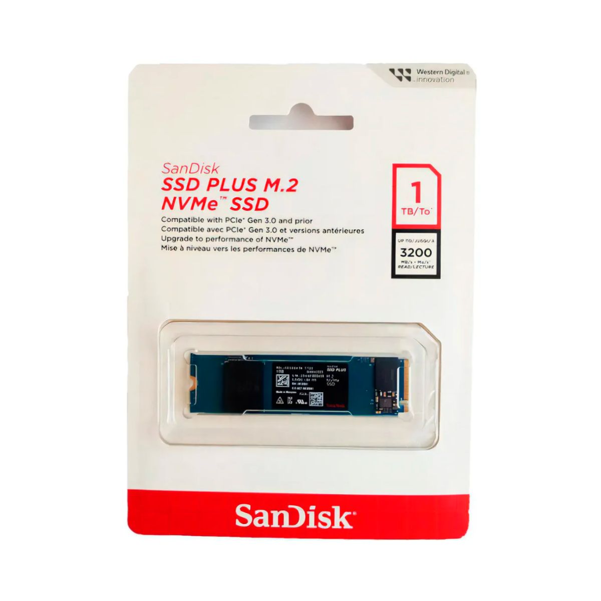 SSD SanDisk PLUS 1 TB PCIe 3.0 x4 M.2 2280