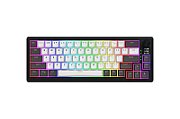 HATOR Skyfall Pro Wireless 65. Keyboard form factor: 65%. Keyboard style: Straight. Connectivity technology: Wired & Wireless, Device interface: USB + RF Wireless + Bluetooth, Keyboard key switch: Mechanical, Keyboard layout: QWERTY. Backlight type: RGB LED. Recommended usage: Gaming. Product
