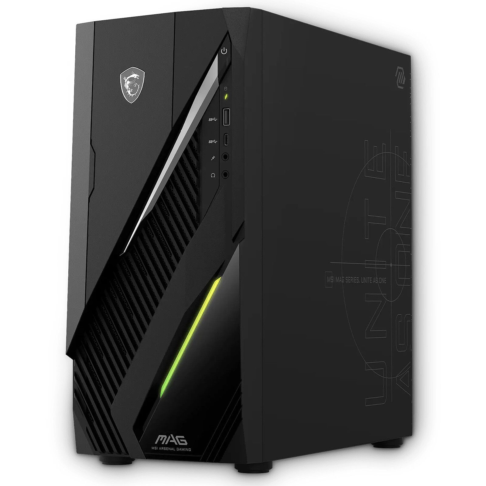Desktop PC MSI MAG Infinite E1 14NVL5-104EU MT, Intel Core i5 -14400F (10 C / 16 T, 2.5 GHz - 4.7 GHz, 20 MB cache, 65 W), 16 GB RAM, 1 TB SSD, Fara unitate optica, nVidia GeForce RTX 5060 SHADOW 2X 8 GB, 500 W - 80+ Bronze, Windows 11 Home