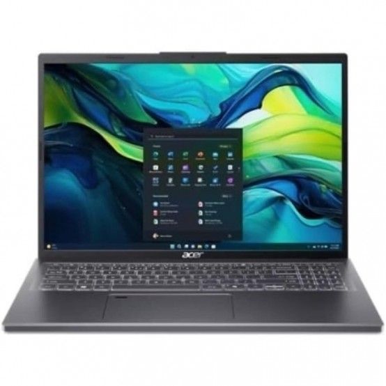 Laptop Acer Aspire 16 A16-71m-76jn, 16 inch 2048 x 1280, Intel Core ultra 7 155H (16 C / 22 T, N/A - 4.80 GHz, 24 MB cache, N/A), 32 GB LPDDR5X, 1 TB SSD, Intel Arc Graphics, Fara sistem de operare, Tastatura English, Gri