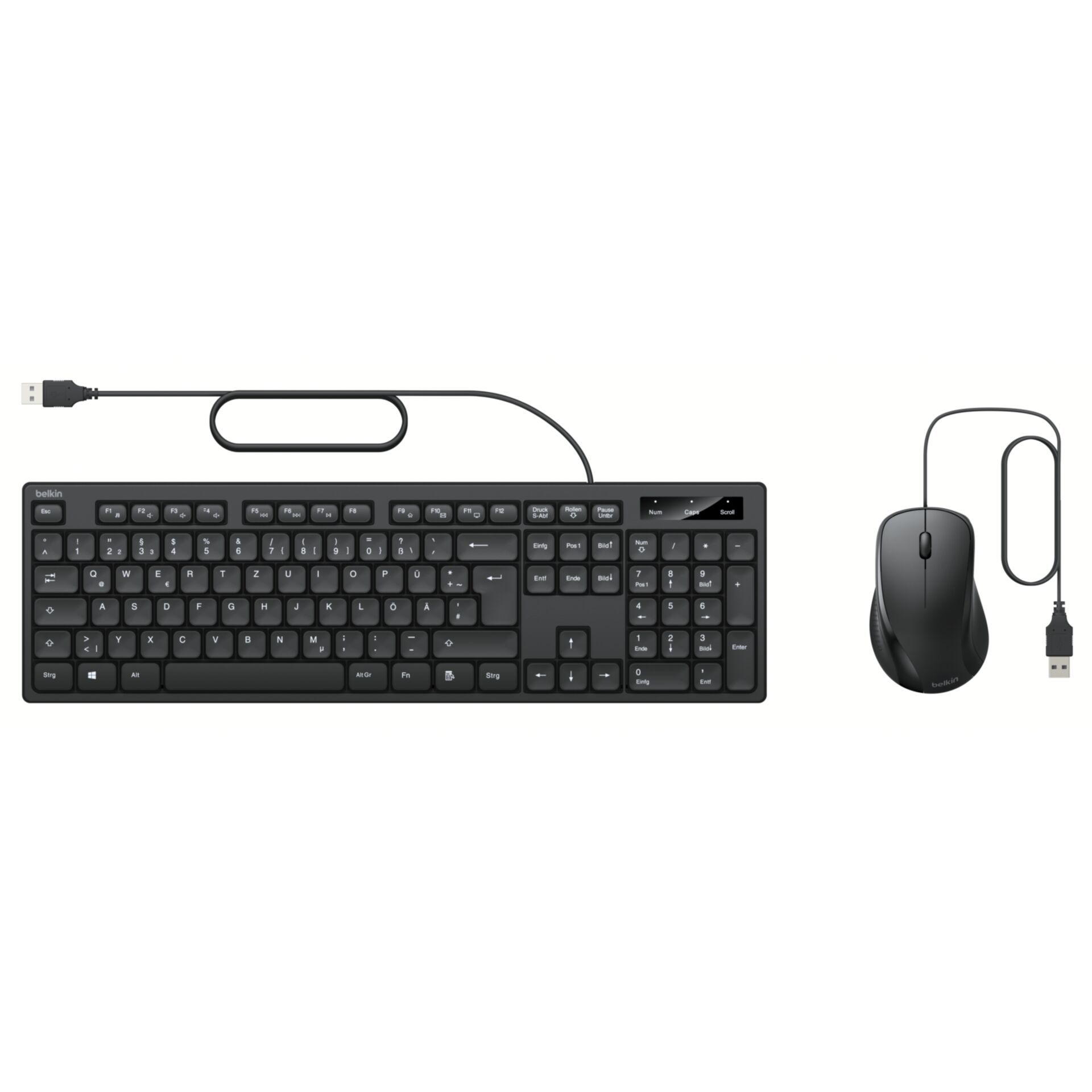 KABELGEBUNDENE TASTATUR/UND MAUS DEUTSCH