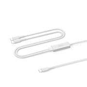 BOOSTCHARGE PRO 140W DUAL/USB-C KABEL 15M WEI