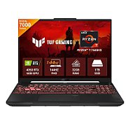Laptop ASUS TUF Gaming A16 (2025) FA607NUG-RL157, 16 inch 1920 x 1200, AMD Ryzen 7 - 7445HS (6 C / 12 T, 3.55 GHz - 4.7 GHz, 16 MB cache, 35 W), 32 GB DDR5, 512 GB SSD, nVidia GeForce RTX 4050, Fara sistem de operare, Tastatura English, Gri