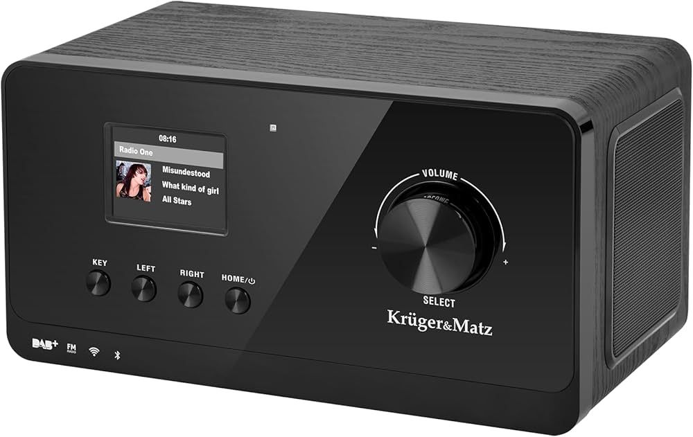 Krüger&Matz KM0816.1 Internet Radio Black + FM