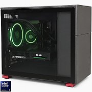 Desktop PC Bleu Jour BOX Mini PC, Intel 225 (10 C / 10 T, 2.7 GHz - 4.9 GHz, 20 MB cache, 65 W), 16 GB DDR5, 1 TB SSD, Fara unitate optica, Nvidia GeForce RTX 5050 8 GB, 300 W, Windows 11 Pro