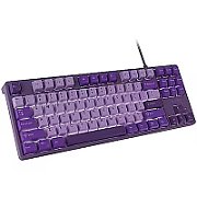 Tastatura gaming mecanica cu fir Fury Kanabo K2 TKL (80%), iluminare, lungime cablu 160cm, violet