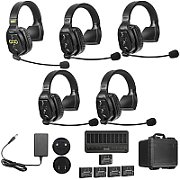 Solutie intercom completa Saramonic WiTalk WT5S5xbat, 5 pers, Full-Duplex 1.9GHz, single-ear