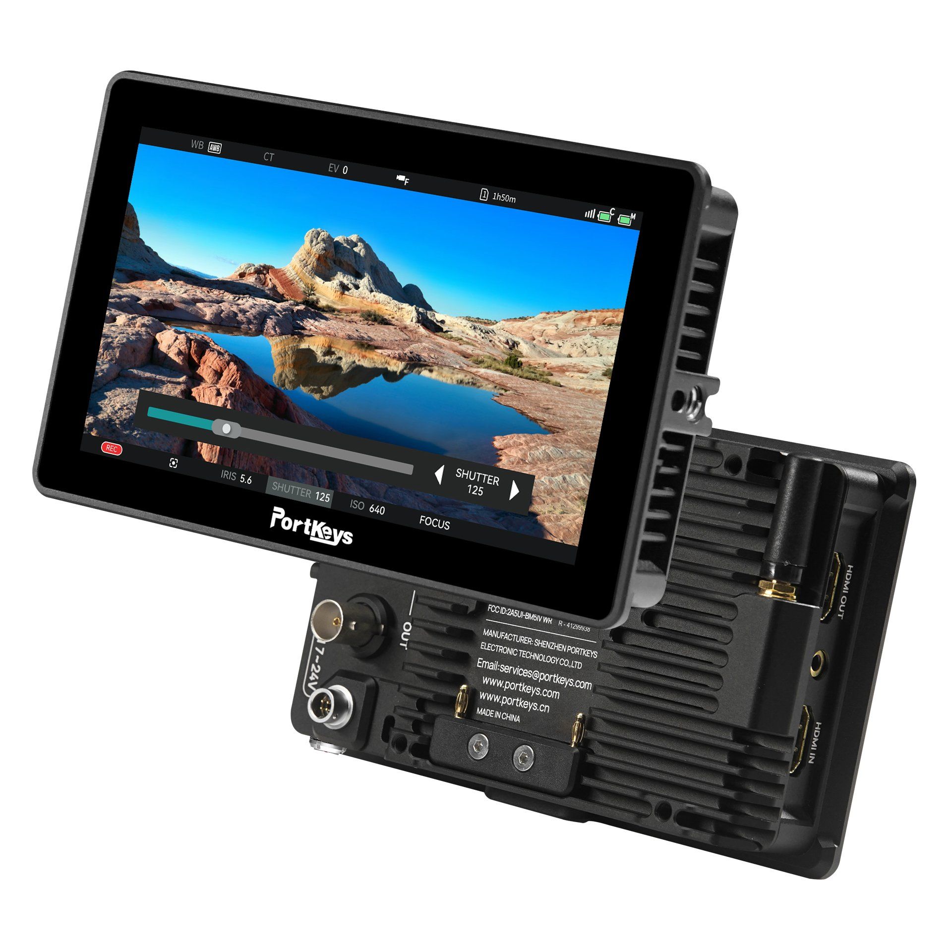 Monitor Portkeys BM5IV WR, 5.5 , HDMI/SDI10-bit (8+2 FRC), 2000nits