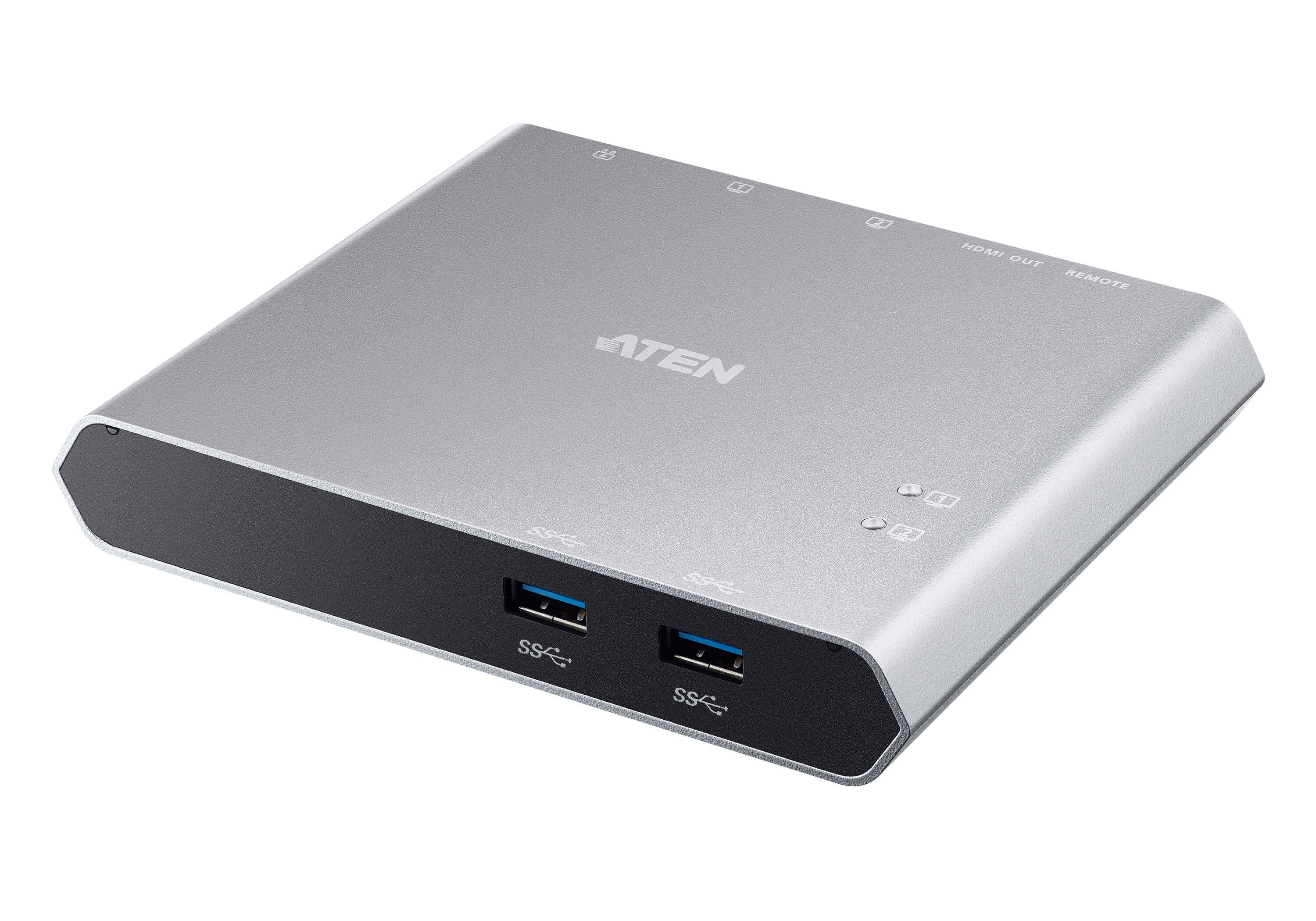 ATEN US3310 switch-uri pentru tastatură, mouse și monitor (KVM) Argint
