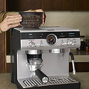 Krups XP801T Precision Espresso Machine  black/silver