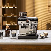 Krups XP801T Precision Espresso Machine  black/silver