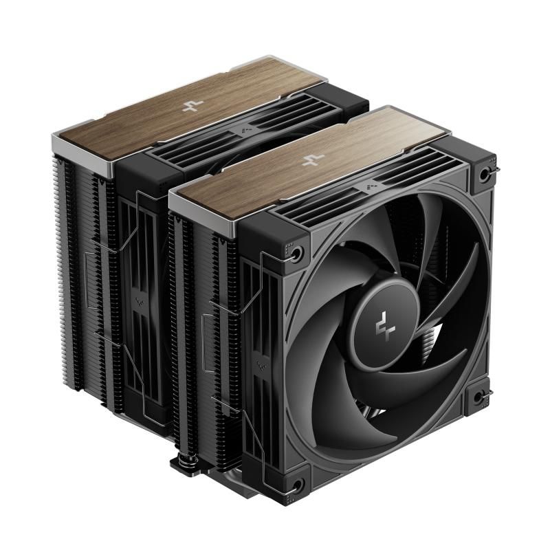 COOLER DeepCool  AK620 G2  skt. Intel si AMD, racire cu aer, vent. 2 x 120mm, 2000 rpm, 6 heatpipes, inaltime 159mm, top cover lemn, negru, R-AK620G2-BKNNMN-GJD   (timbru verde 2 lei)
