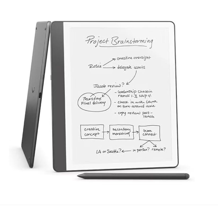 Amazon Kindle Scribe 10.2  64GB Tablet Grey with Premium Pen