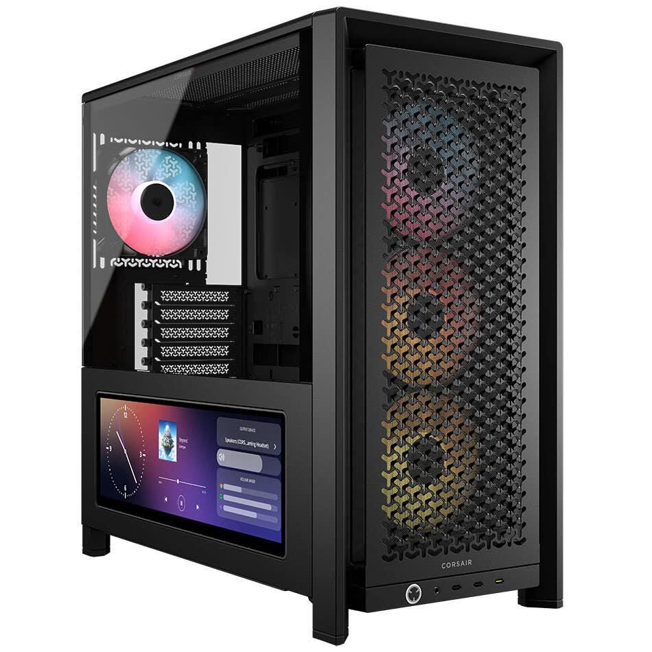 CORSAIR Geh Midi FRAME 4000D LCD RS ARGB Mid-Tower, Black