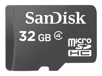 Card de Memorie MicroSD SanDisk 32GB, Adaptor SD, Class 4