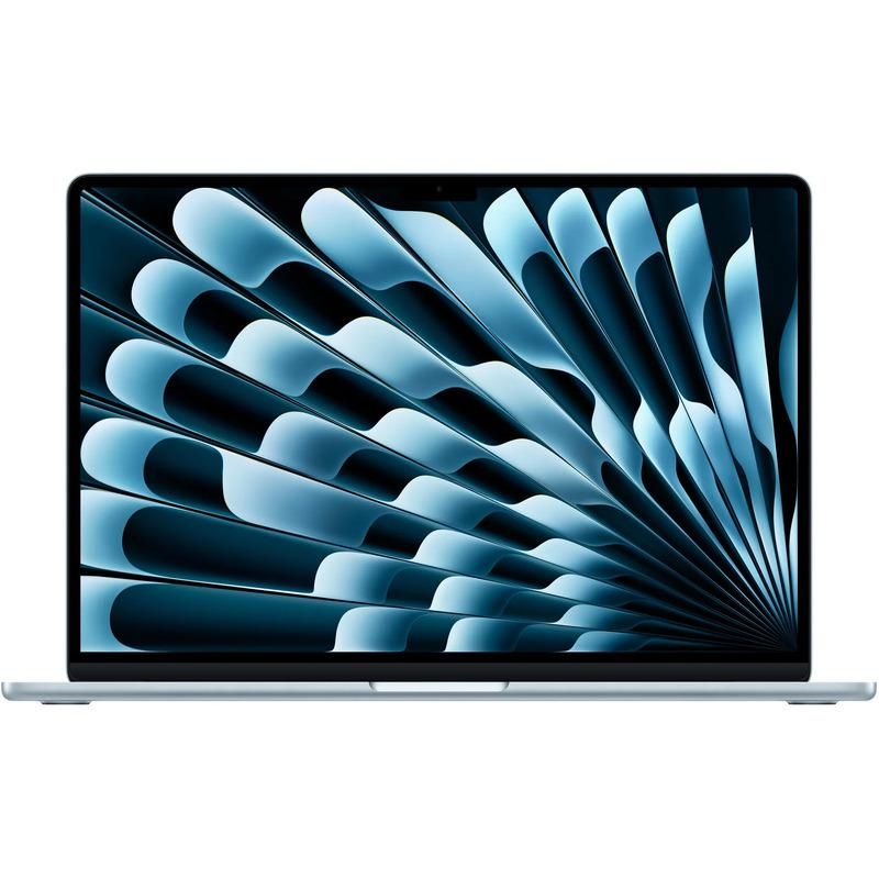 Laptop Apple MacBook Air 15 Z1LZ000GX, 15.3 inch 2880 x 1864, Apple M5 10-core (10 C / 10 T, N/A - N/A, N/A cache, N/A), 24 GB LPDDR5X, 512 GB SSD, Apple M5 10-core integrat, Mac OS, Tastatura US INT, Sky Blue