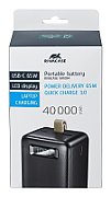 Rivacase VA1084 power bank Lithium Polymer (LiPo) 40000 mAh Black